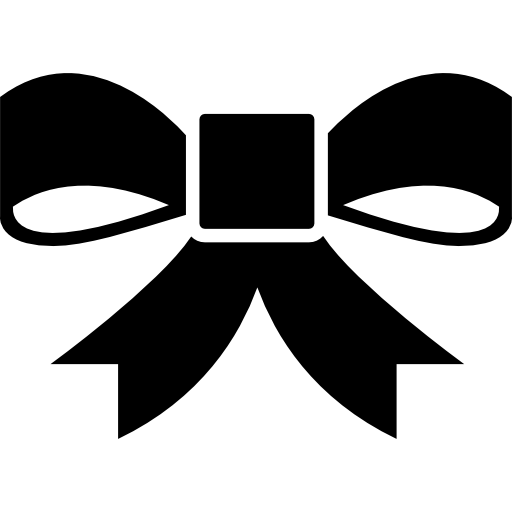 Ribbon bow shape